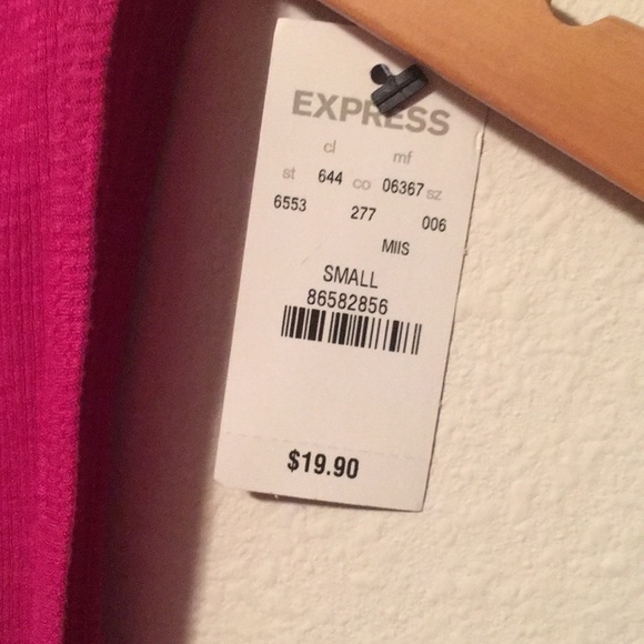 Pink express tank BNWT - Picture 3 of 3